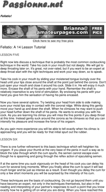 Product picture Please Your Guy With Fellatio Part III.