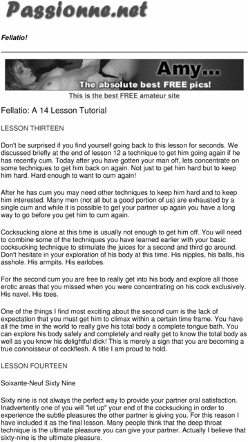 Product picture Please Your Guy With Fellatio Part VI.