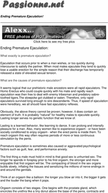 Product picture Ending Premature Ejaculation.